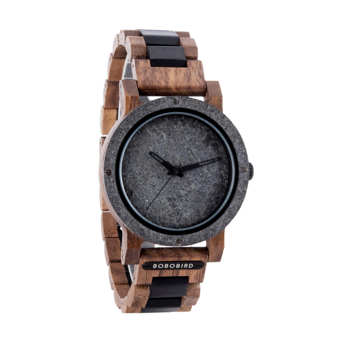 Natural Rock Ebony Wooden Watch - Uranus_3 Natural Rock Ebony Wooden Watch - Uranus_3