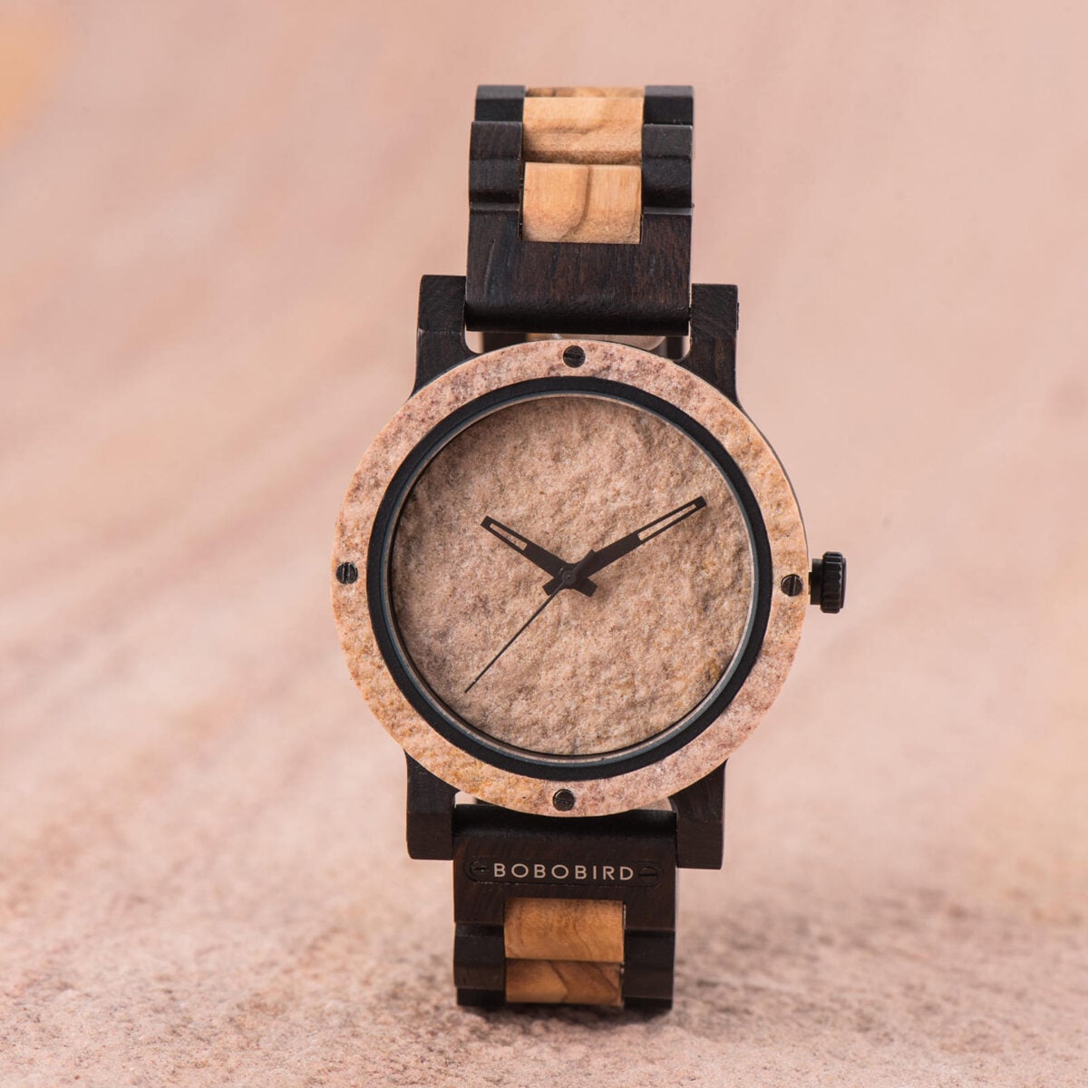 Natural Rock Maple Wooden Watch - Jupiter_24 Natural Rock Maple Wooden Watch - Jupiter_24