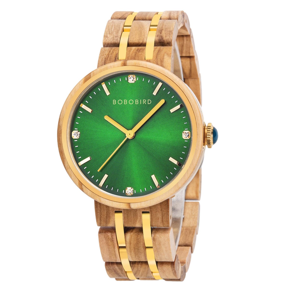 Wooden Watches For Women Natural Olivewood - QUEEN_16 Wooden Watches For Women Natural Olivewood - QUEEN_16