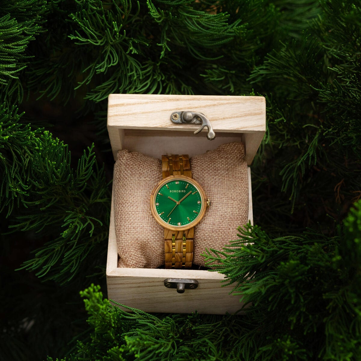 Wooden Watches For Women Natural Olivewood - QUEEN_7 Wooden Watches For Women Natural Olivewood - QUEEN_7