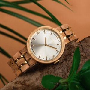 Wooden Watches For Women Natural Olivewood Silver - VICTORIA_19 Wooden Watches For Women Natural Olivewood Silver - VICTORIA_19