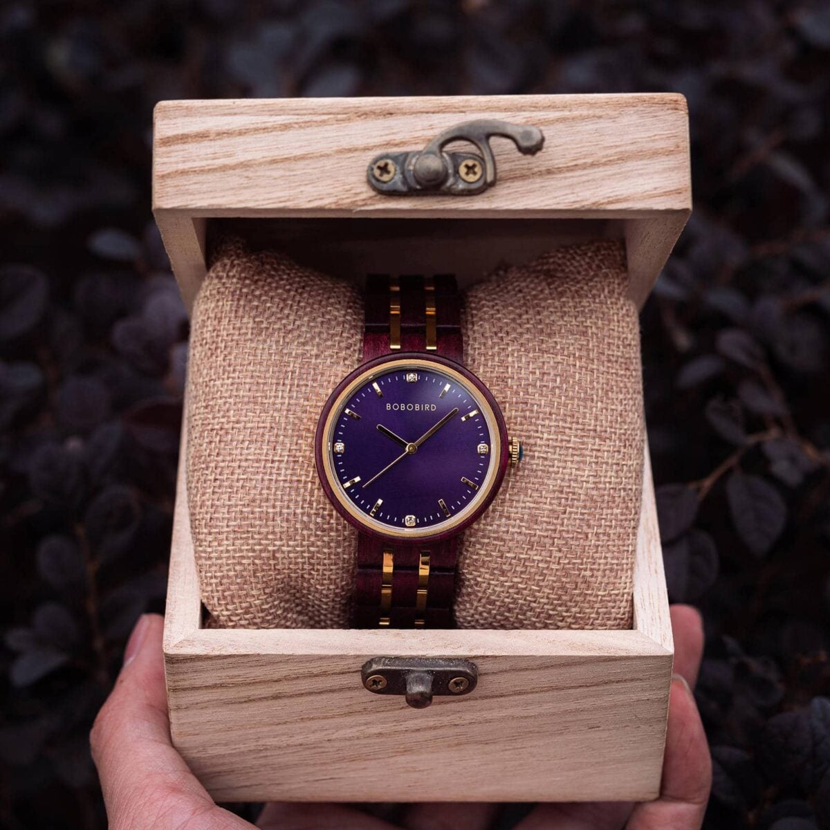 Wooden Watches For Women Natural Red Sandalwood - ROYAL_12 Wooden Watches For Women Natural Red Sandalwood - ROYAL_12