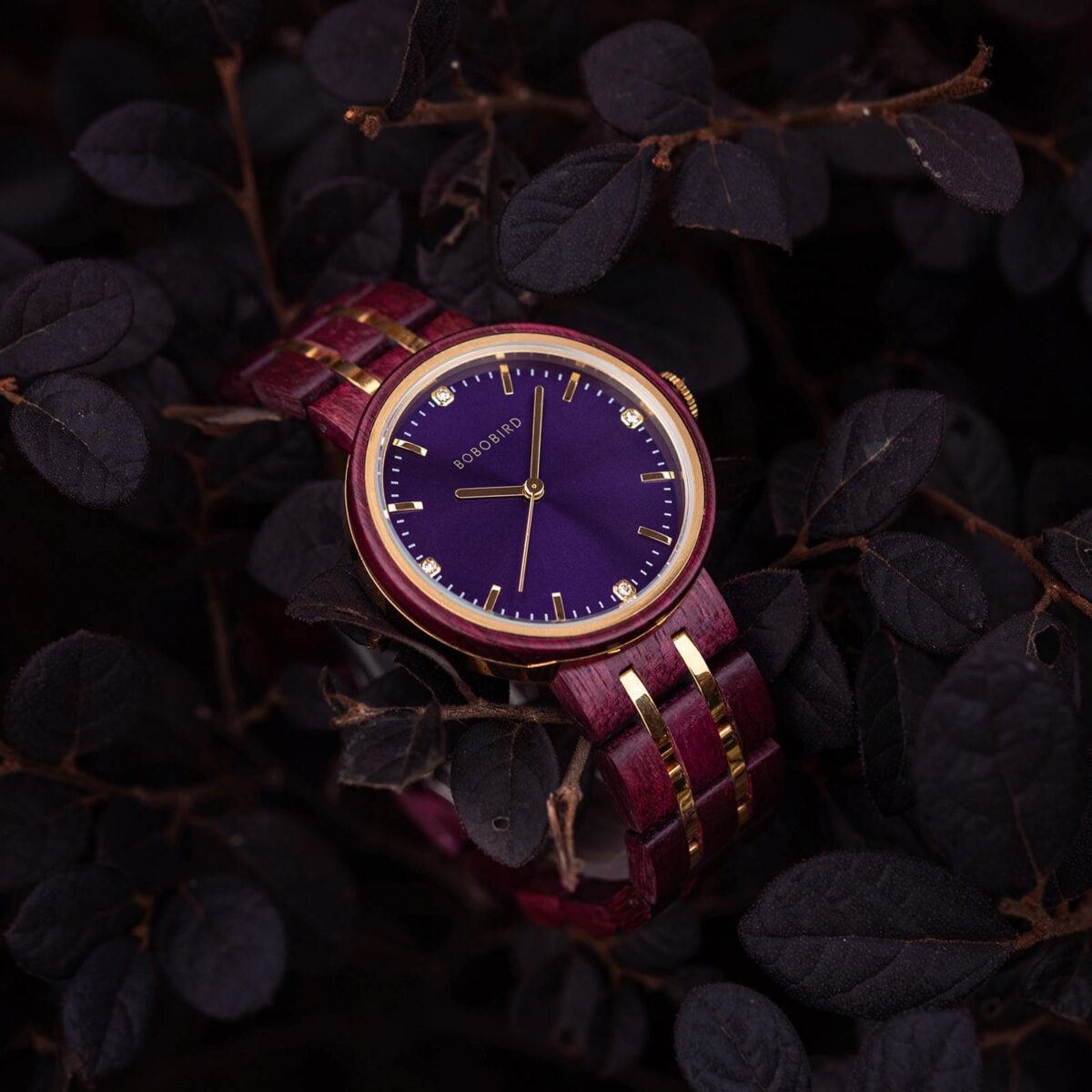 Wooden Watches For Women Natural Red Sandalwood - ROYAL_2 Wooden Watches For Women Natural Red Sandalwood - ROYAL_2