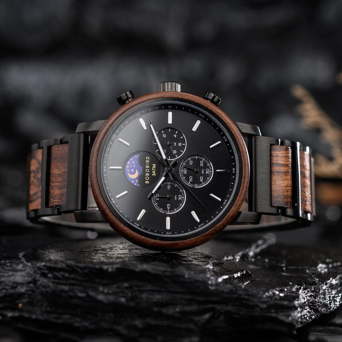 Classic Chronograph Moonphase Tigerwood Black_12 Classic Chronograph Moonphase Tigerwood Black_12