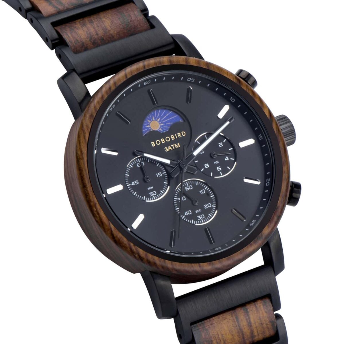Classic Chronograph Moonphase Tigerwood Black_5 Classic Chronograph Moonphase Tigerwood Black_5