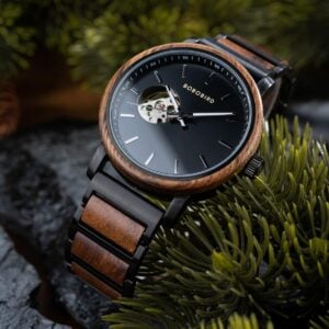 Classics Automatic Wooden Watch Collection Tigerwood Black - Boshū_15 Classics Automatic Wooden Watch Collection Tigerwood Black - Boshū_15