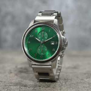 Classic Chronograph Wooden Watch Ebony Green Limited Edition
