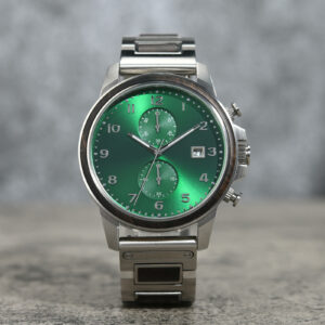 Classic Chronograph Wooden Watch Ebony Green Limited Edition