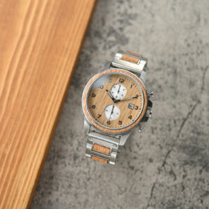 Classic Chronograph Wooden Watch Whiskey Barrel Limited Edition_4_29