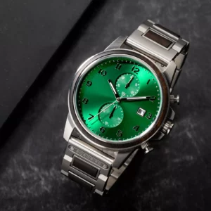 Classic Chronograph Wooden Watch Ebony Green Limited Edition