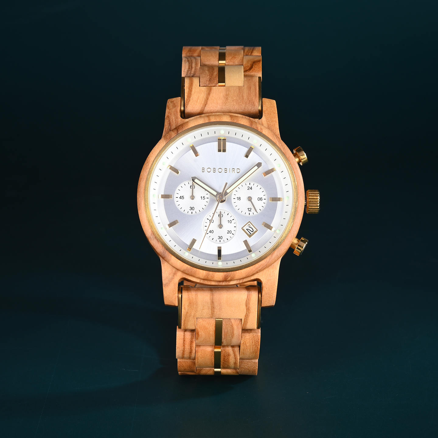 The Classic Collection Handmade Olivewood White 44MM Limited Edition Heroes 1