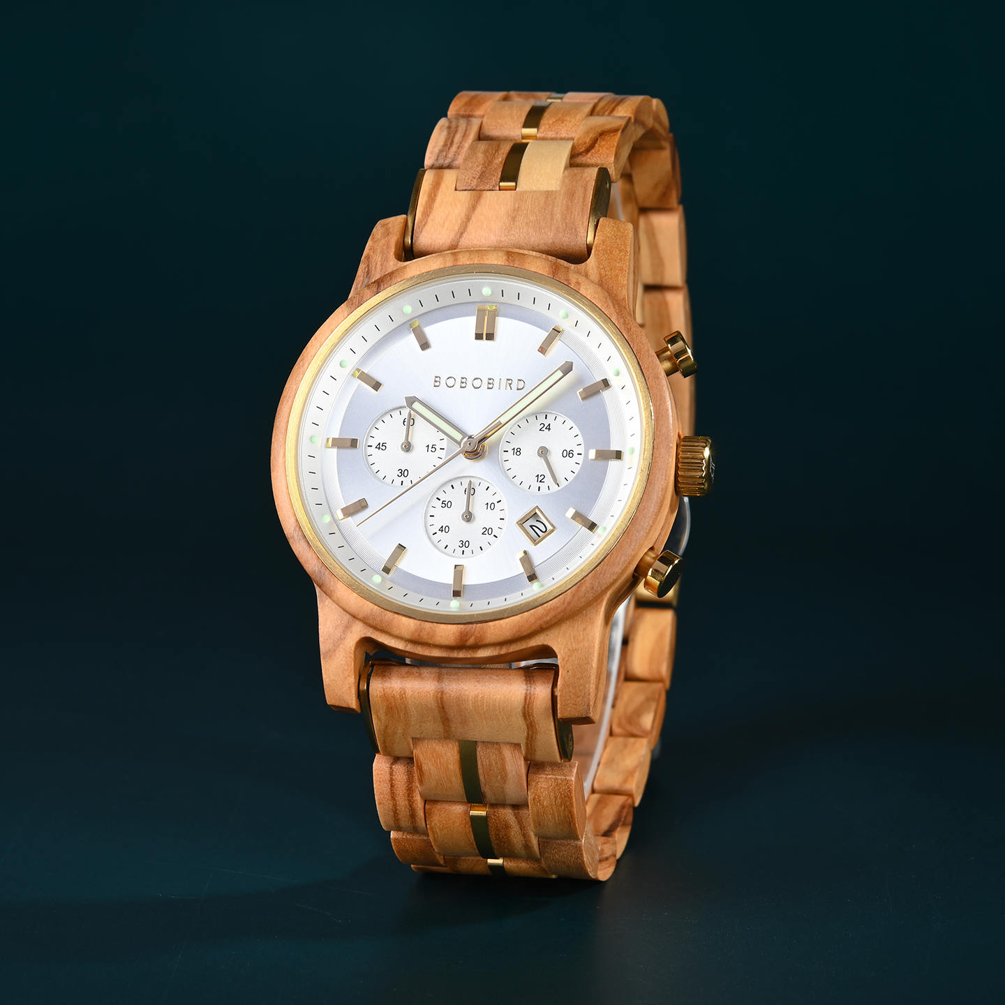The Classic Collection Handmade Olivewood White 44MM Limited Edition Heroes 2