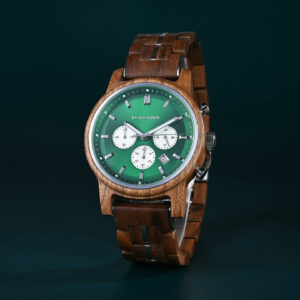 The Classic Collection Handmade Walnut Green 44MM Limited Edition - Heroes_2