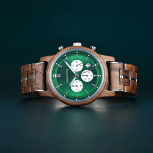 The Classic Collection Handmade Walnut Green 44MM Limited Edition - Heroes_3