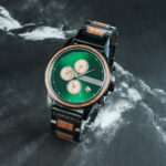 Classic Calendar Chronograph Walnut Watch Green Dial 45MM Limited Edition 5