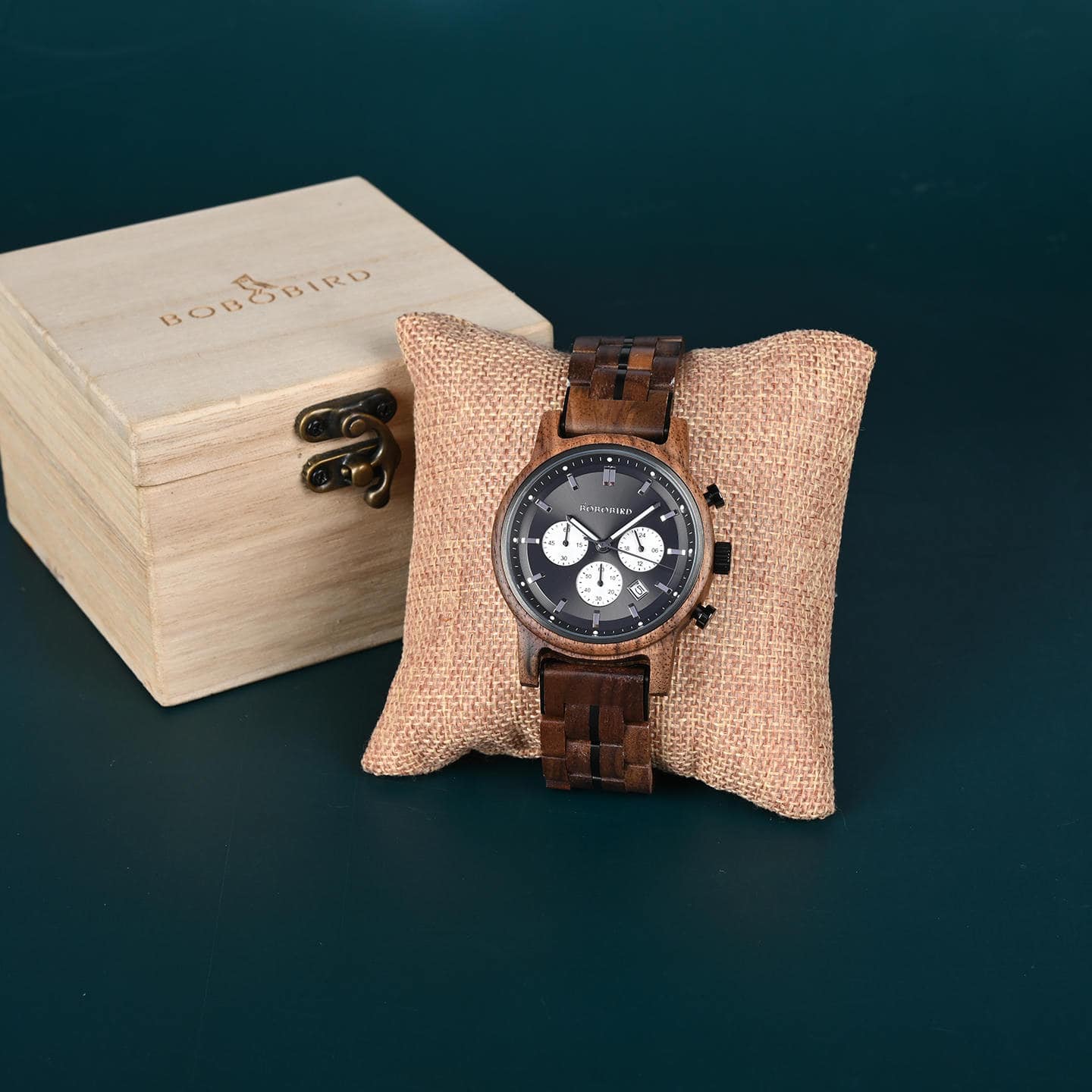 The Classic Collection Handmade Walnut Black 44MM Limited Edition