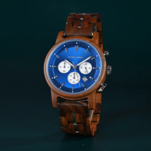 The Classic Collection Handmade Walnut Blue 44MM Limited Edition – Superhero_2