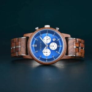 The Classic Collection Handmade Walnut Blue 44MM Limited Edition – Superhero_3 The Classic Collection Handmade Walnut Blue 44MM Limited Edition – Superhero_3