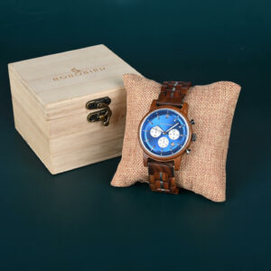 The Classic Collection Handmade Walnut Blue 44MM Limited Edition – Superhero_4