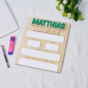 Personalized First Day of School Sign (1) Personalized First Day of School Sign (1)