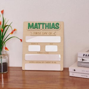 Personalized First Day of School Sign (3) Personalized First Day of School Sign (3)