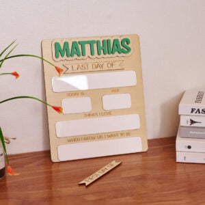 Personalized First Day of School Sign (5) Personalized First Day of School Sign (5)