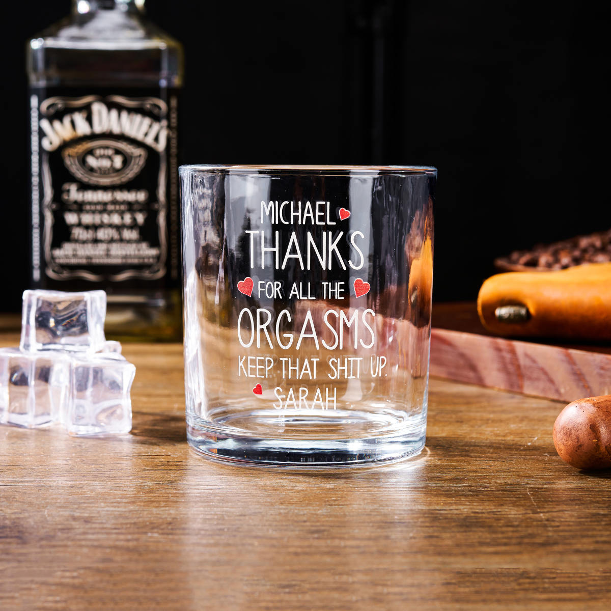 Personalized Engraved Whiskey Glass (3) Personalized Engraved Whiskey Glass (3)