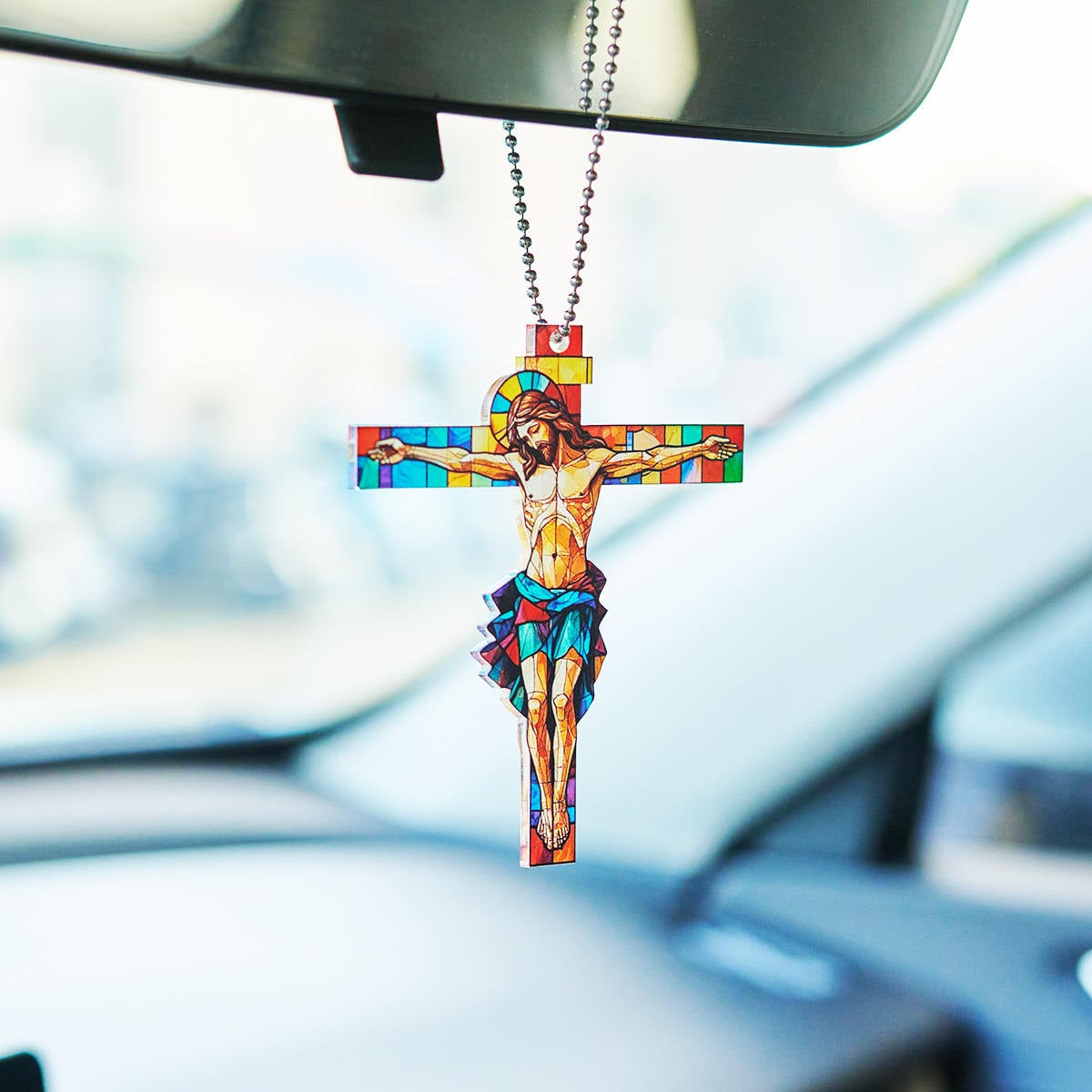 Bobo Bird Jesus Acrylic Pendant