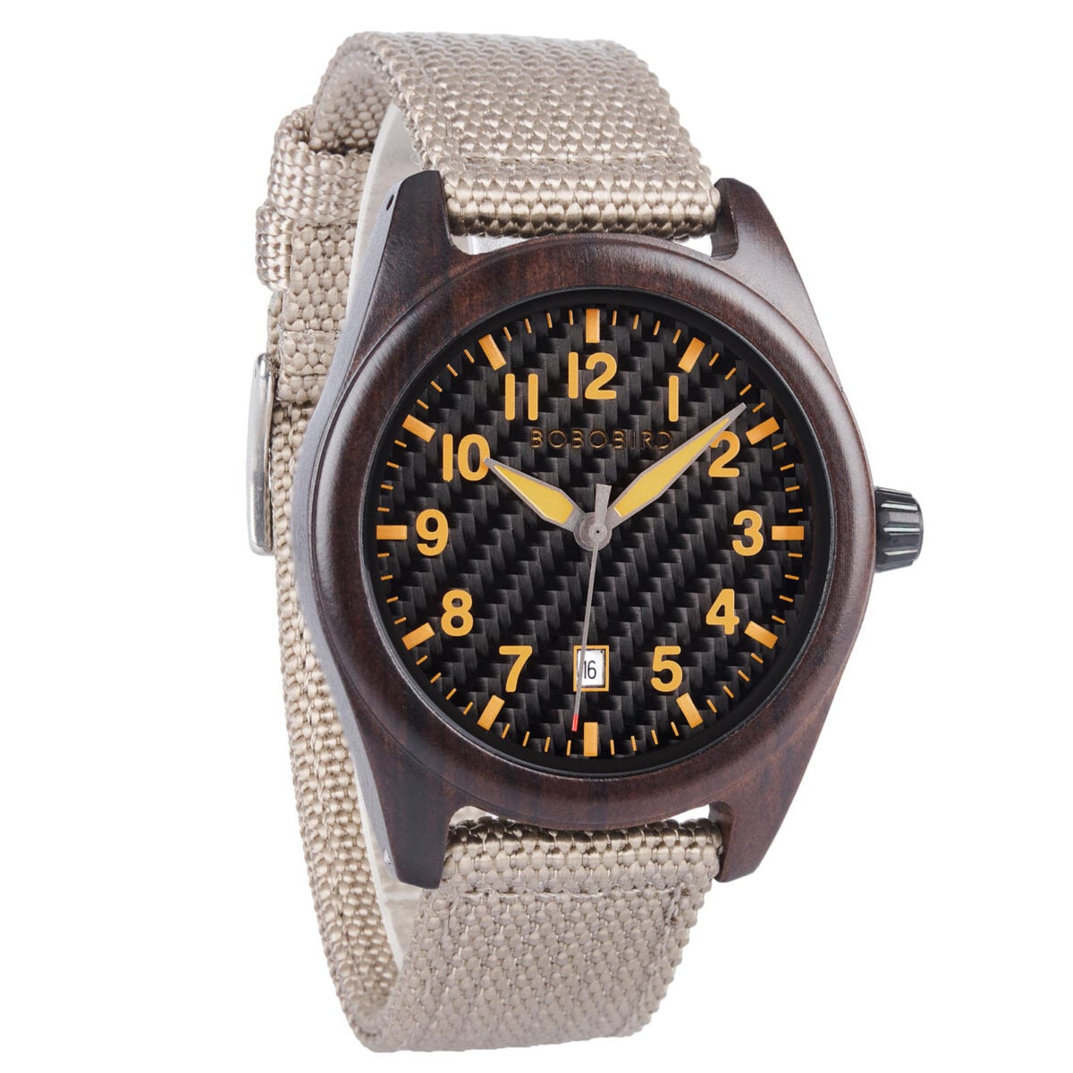 BOBOBIRD Ebony Wood Case Black Nylon Watch_12 BOBOBIRD Ebony Wood Case Black Nylon Watch_12