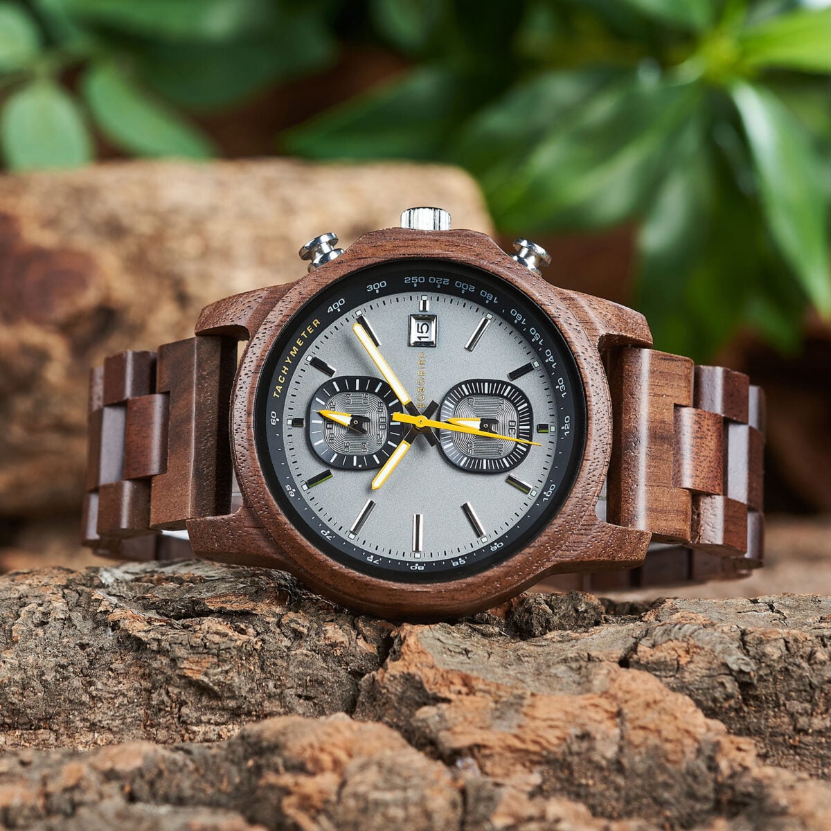 BOBOBIRD Wooden Chronograph Watch for Men - Tachymeter & Date Display_14 BOBOBIRD Wooden Chronograph Watch for Men - Tachymeter & Date Display_14