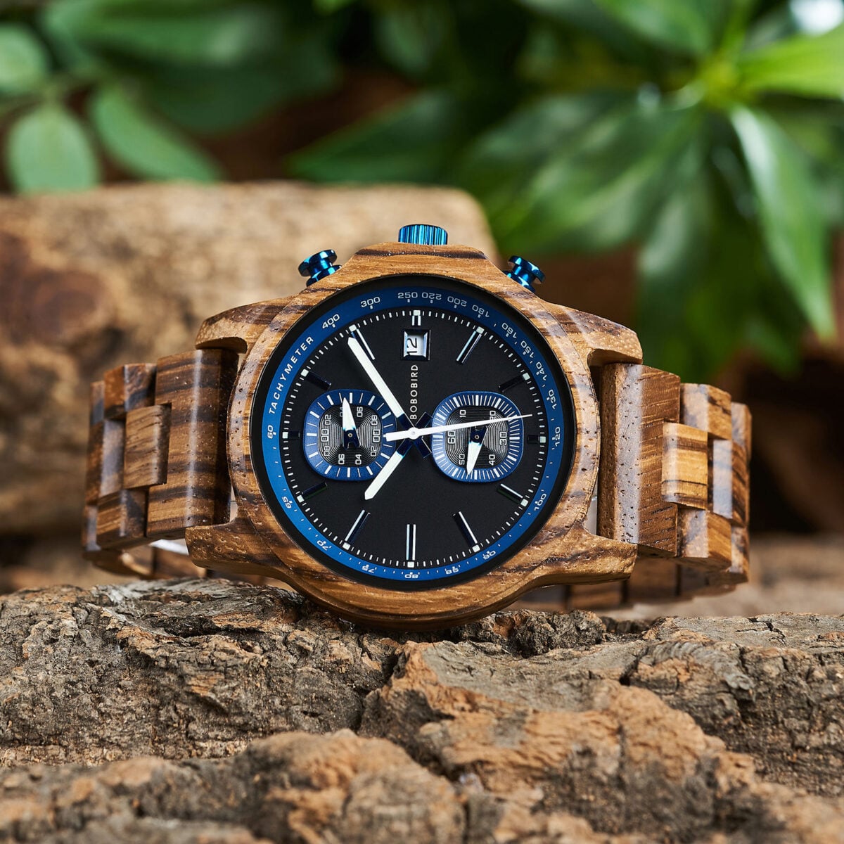 BOBOBIRD Wooden Chronograph Watch for Men - Tachymeter & Date Display_15 BOBOBIRD Wooden Chronograph Watch for Men - Tachymeter & Date Display_15