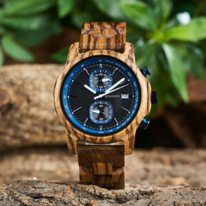 BOBOBIRD Wooden Chronograph Watch for Men - Tachymeter & Date Display_24