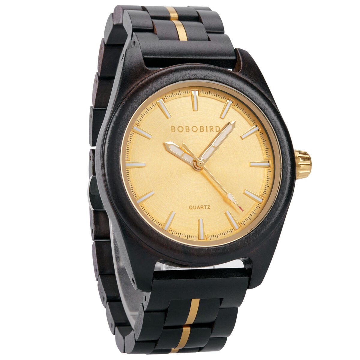 Nature's Palette Wooden Watch Collection Ebony Midnight Gold Edition Watch T164-1_6 Nature's Palette Wooden Watch Collection Ebony Midnight Gold Edition Watch T164-1_6