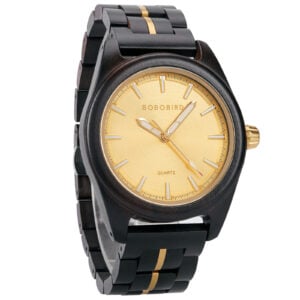 Nature's Palette Wooden Watch Collection Ebony Midnight Gold Edition Watch T164-1_6 Nature's Palette Wooden Watch Collection Ebony Midnight Gold Edition Watch T164-1_6