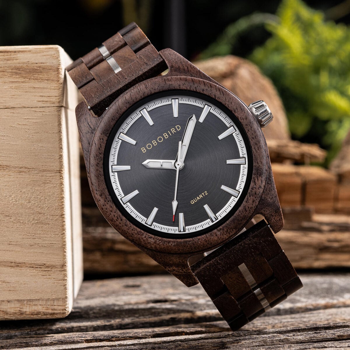 Nature's Palette Wooden Watch Collection Walnut Shadow Signature Watch T164-3_11 Nature's Palette Wooden Watch Collection Walnut Shadow Signature Watch T164-3_11