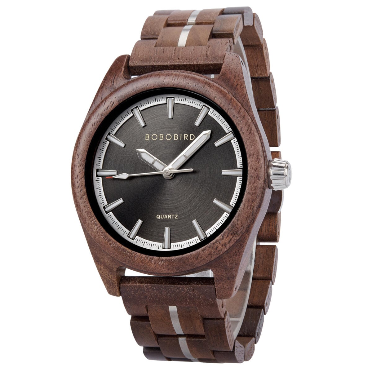 Nature's Palette Wooden Watch Collection Walnut Shadow Signature Watch T164-3_2