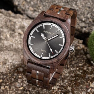 Nature's Palette Wooden Watch Collection Walnut Shadow Signature Watch T164-3_9