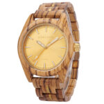 Natures Palette Wooden Watch Collection Zebrawood Golden Hour Aesthetic Watch T164 4 3