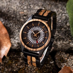 BOBO BIRD Ebony & Zebrawood Watch – Bold Black Dial for Men GT163-1_10 BOBO BIRD Ebony & Zebrawood Watch – Bold Black Dial for Men GT163-1_10