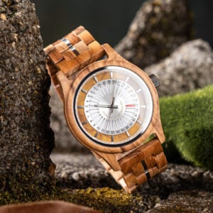 BOBO BIRD Olivewood Men’s Watch – Silver Dial Minimalist Style GT163-2_10