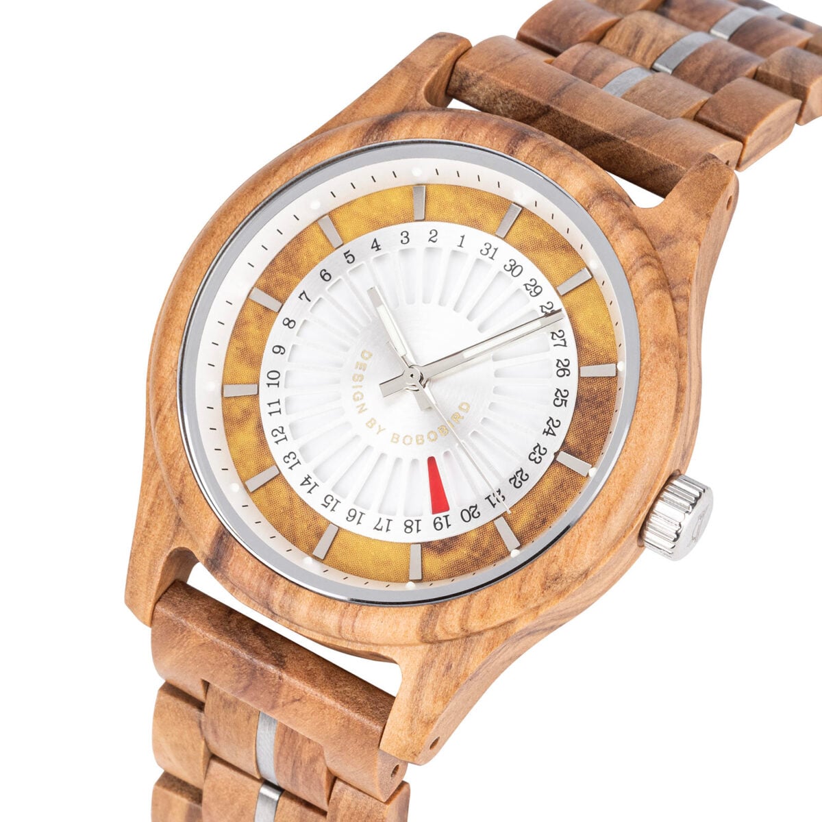 BOBO BIRD Olivewood Men’s Watch – Silver Dial Minimalist Style GT163-2_3 BOBO BIRD Olivewood Men’s Watch – Silver Dial Minimalist Style GT163-2_3