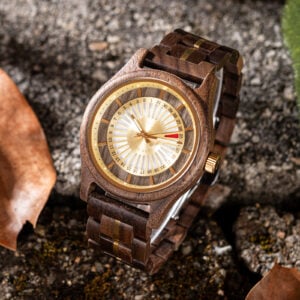BOBO BIRD Walnut Wood Watch – Golden Dial Natural Classic GT163-3_14 BOBO BIRD Walnut Wood Watch – Golden Dial Natural Classic GT163-3_14