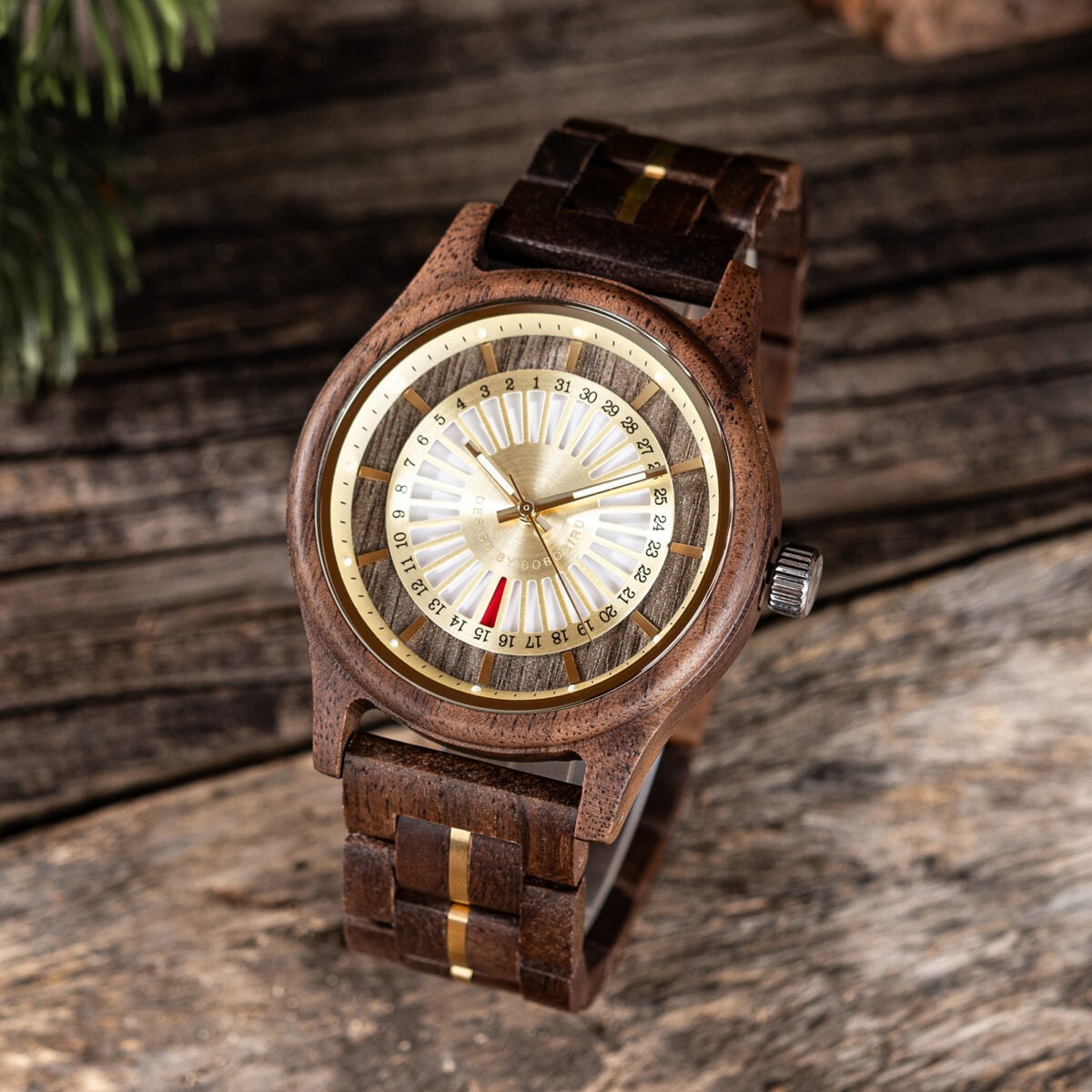 BOBO BIRD Walnut Wood Watch – Golden Dial Natural Classic GT163-3_9 BOBO BIRD Walnut Wood Watch – Golden Dial Natural Classic GT163-3_9