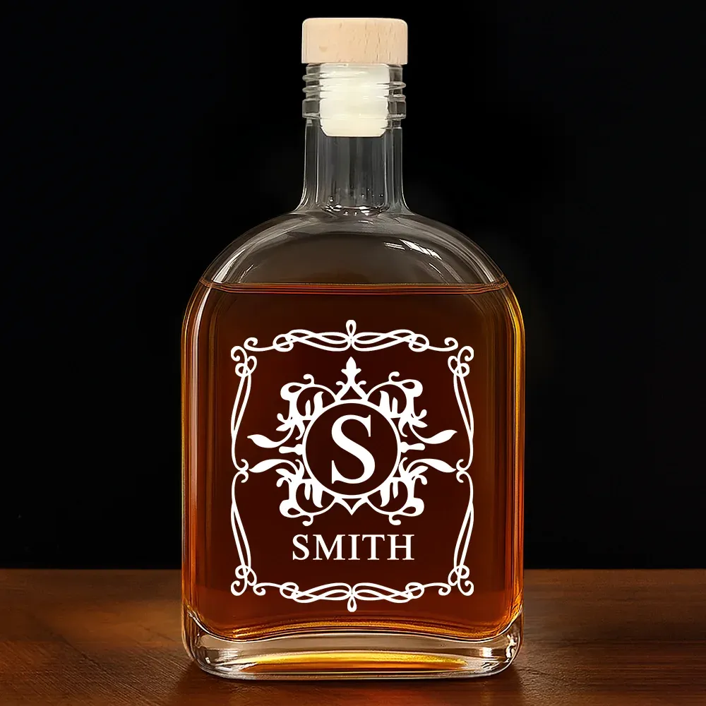 Luxury Family Name - Personalized Whiskey Bottle (6)