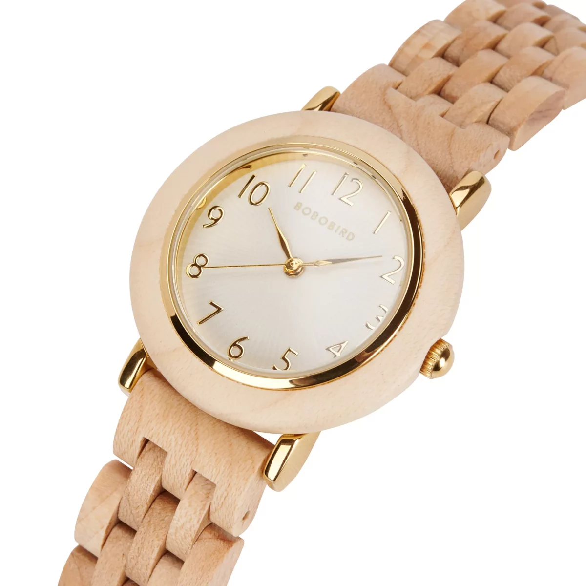 Maple Women’s Wooden Watch Arabic Dial 33 mm Alba (1) Maple Women’s Wooden Watch Arabic Dial 33 mm Alba (1)
