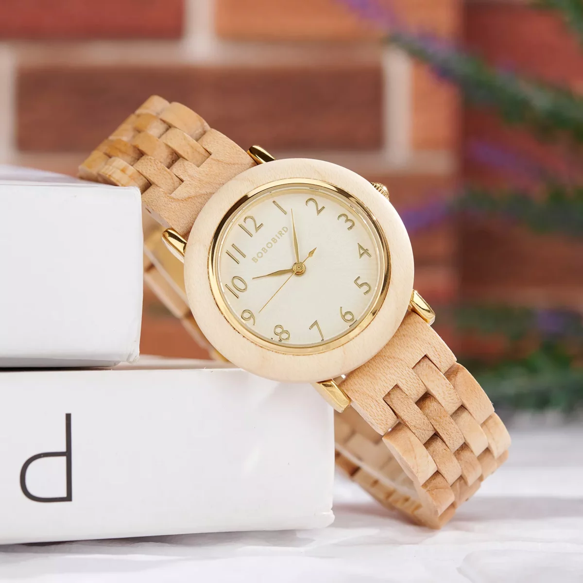 Maple Women’s Wooden Watch Arabic Dial 33 mm Alba (4) Maple Women’s Wooden Watch Arabic Dial 33 mm Alba (4)