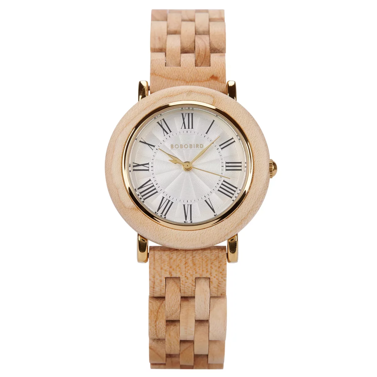 Maple Women’s Wooden Watch Roman Dial 33 mm Regina (17) Maple Women’s Wooden Watch Roman Dial 33 mm Regina (17)