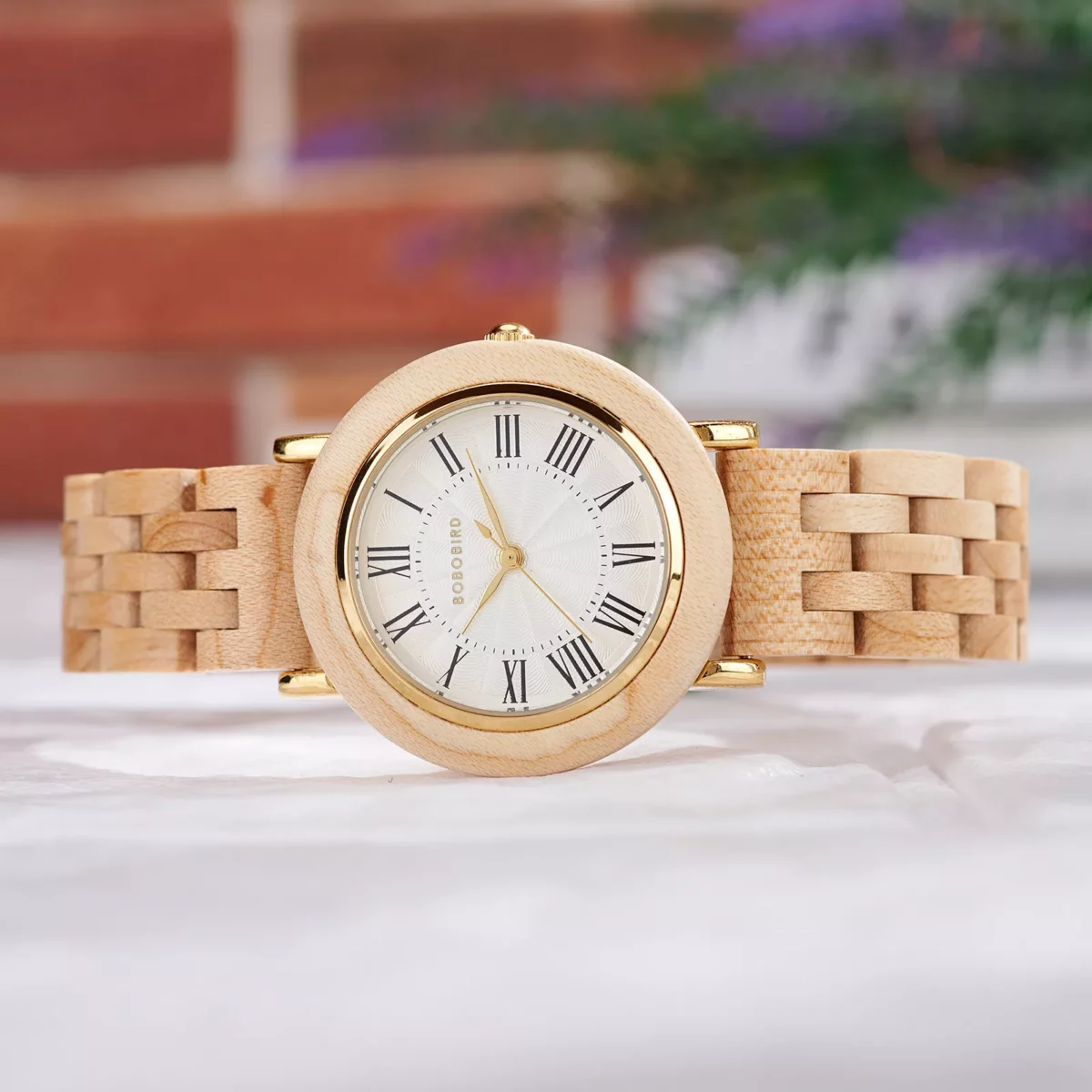 Maple Women’s Wooden Watch Roman Dial 33 mm Regina (5) Maple Women’s Wooden Watch Roman Dial 33 mm Regina (5)