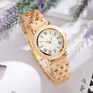 Maple Women’s Wooden Watch Roman Dial 33mm - Regina