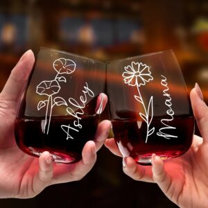 Custom-Beautiful-Flowers-Personalized-Stemless-Wine-Glass_2